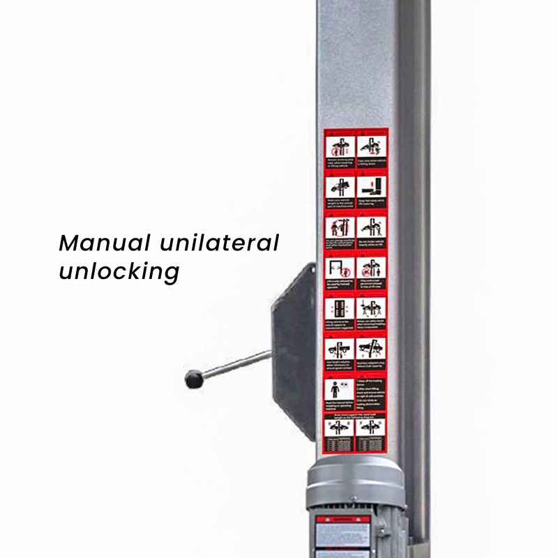 kg積載能力を持つ車両用リフト。電動油圧式、2本柱式。 - Car Lift のレビューと価格