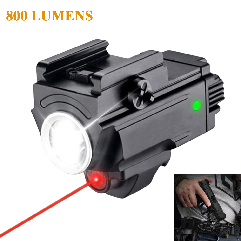 800 ルーメン戦術 LED 懐中電灯コンボグリーン/レッド - Timing Light Gun のレビューと価格