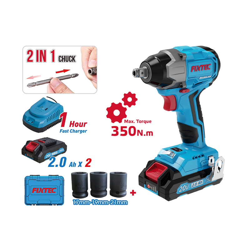 産業用350Nm高トルクブラシレスコードレス電動レンチセット - Torque Wrench のレビューと価格