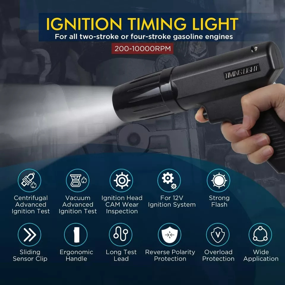 12V 車の点火タイミングライト誘導車のエンジン診断修復ツー - Timing Light Gun のレビューと価格