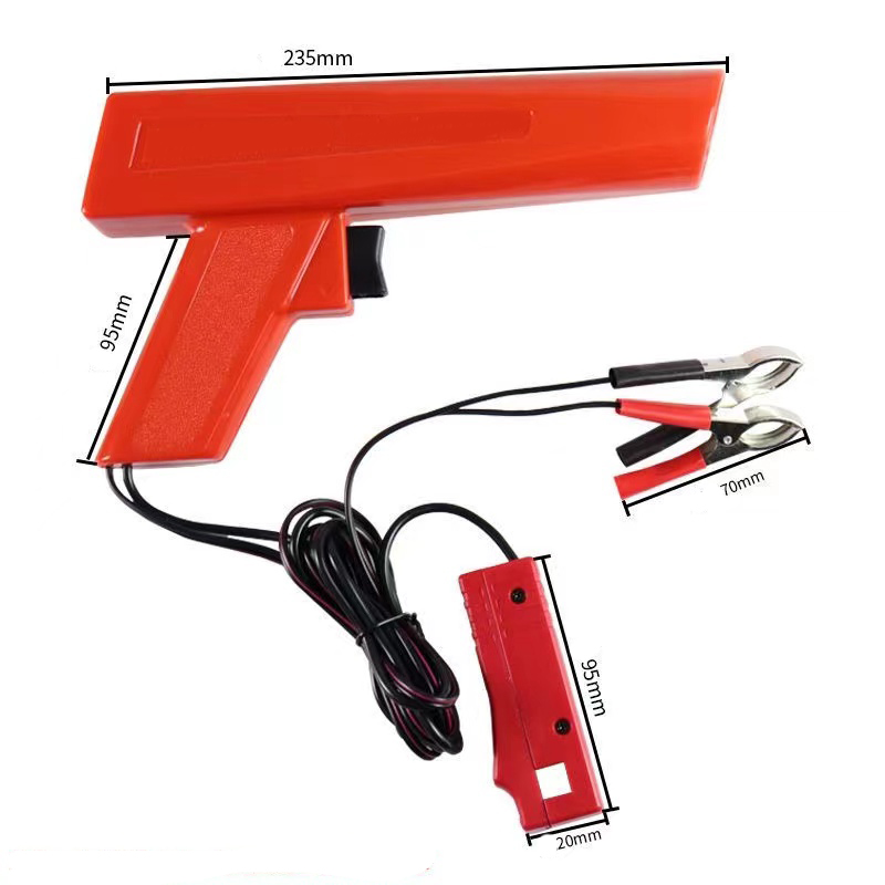 車のモーターサイクルエンジン点火タイミングガン、プロの誘導ス - Timing Light Gun のレビューと価格