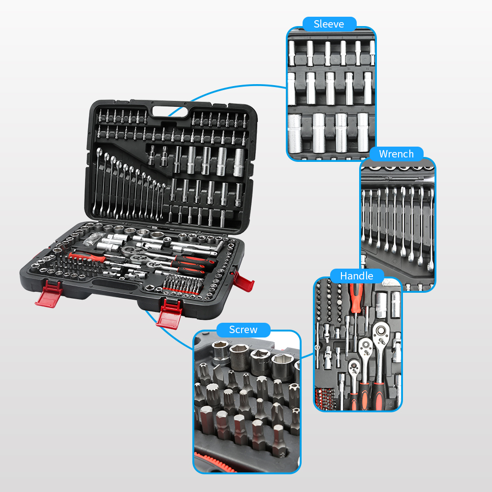 215ピース メカニックツールセット ソケットセット 車用工 - Socket Set のレビューと価格